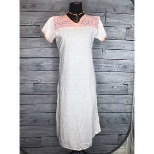 Lucy Paris long  embroidery dress Size Small